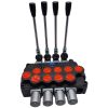 COMANDO HIDRAULICO 4 VIAS MONOBLOCO 120LT