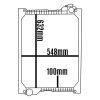 RADIADOR D´AGUA COMPLETO 48,2X81,2 W20E 521D 621D 347611A3