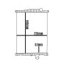 RADIADOR D'ÁGUA COMPLETO 945X725X52 VOLVO FM 2566 EURO 5 15 a 21 22374733