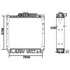 RADIADOR COMPLETO 457x528x85 JOHN DEERE 5403 5605 5705 02 a 11