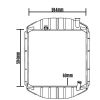 RADIADOR COMPLETO 585x594x60 MERCEDES-BENZ 1113 1313 1513 2013 2213 70 A 92